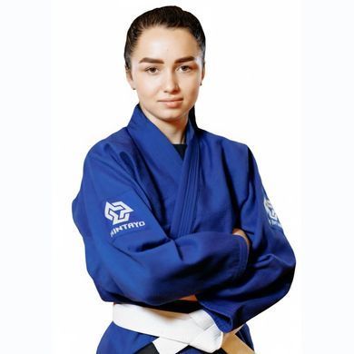 Кімоно для джиу - джитсу синє, TM "Kintayo", 190 зріст, щільність 450 гр/м.кв.