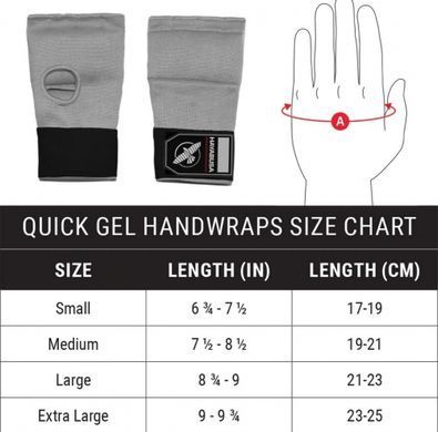 Гелеві бинти Hayabusa Quick Gel Handwraps Grey Pink, S