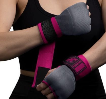 Гелеві бинти Hayabusa Quick Gel Handwraps Grey Pink, S