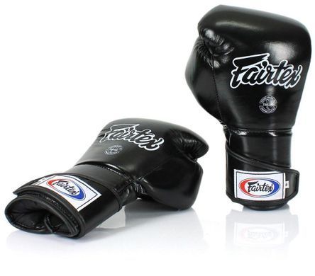 Боксерские перчатки Fairtex BGV6 Angular Sparring Boxing Gloves Black, 12 oz