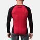 Компрессионная футболка Peresvit Air Motion Compression T-shirt Long Sleeve Black Red, Черный-Красный, XL