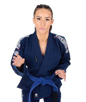 Жіноче кімоно для бразильського джиу-джитсу Tatami Elements Superlite Темно-Синє F1