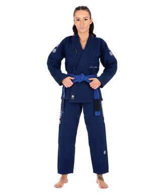 Женское кимоно для бразильского джиу-джитсу Tatami Elements Superlite Темно-Синее, F1, F1