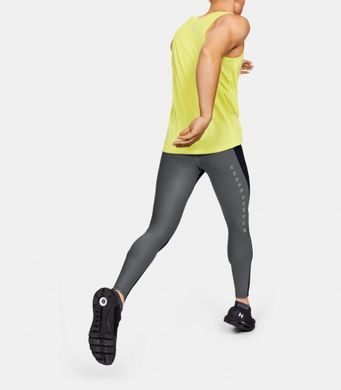 Беговые лосины Under Armour Qualifier Graphic Tights, Черный-Серый, S