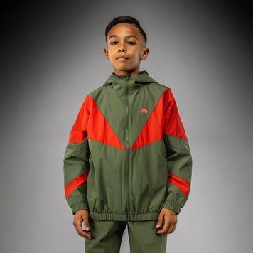 Дитяче худі Venum Vectra Track Jacket Army Green Orange, Зелений, 8 years